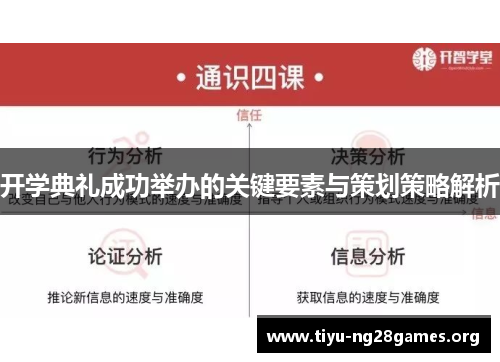 开学典礼成功举办的关键要素与策划策略解析 开学典礼成功举办的关键要素与策划策略解析