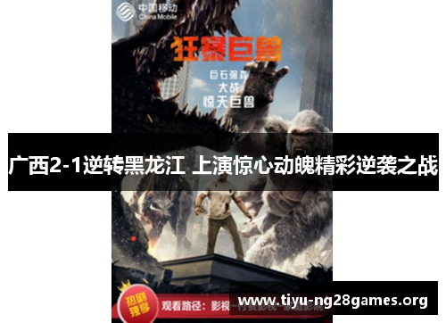 广西2-1逆转黑龙江 上演惊心动魄精彩逆袭之战